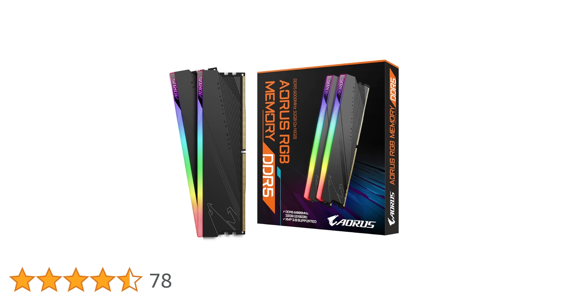 【新品未開封】メモリ ARGB DDR5-6000 32GB （16GB 2枚） silicon-powerplus_sp032gxlwu60afde